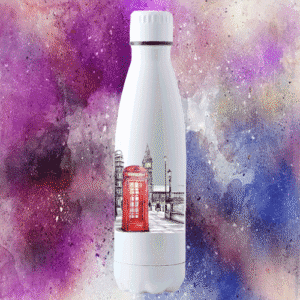 Bay - Bidón térmico acero inoxidable con tapón acero 700ml