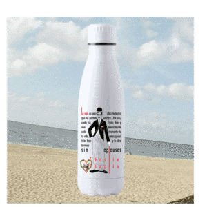 Varn - Bidón térmico acero inoxidable con tapón acero 500ml