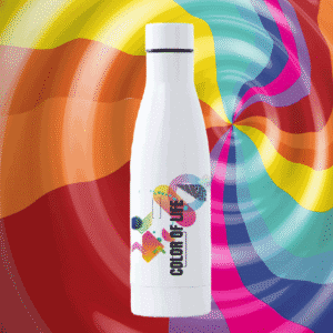 Bay - Bidón acero inoxidable con tapón acero 700ml