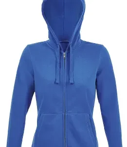 Sudadera con cremallera, capucha y bolsillos de canguro (spike)