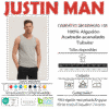 5 C JUSTIN SIN MANGAS CHICO COLOR